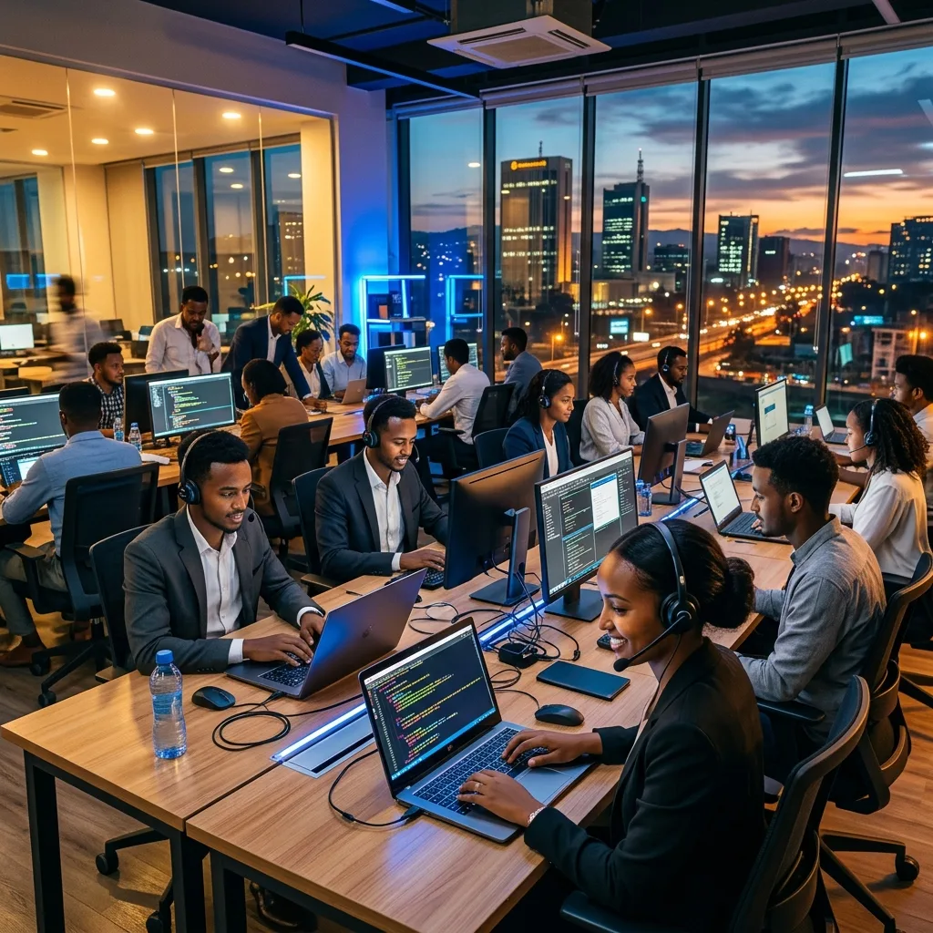 From Coders to Call Centers to Cloud: How Ethiopia Could Turn Its Youth Boom Into a Digital Export Economy