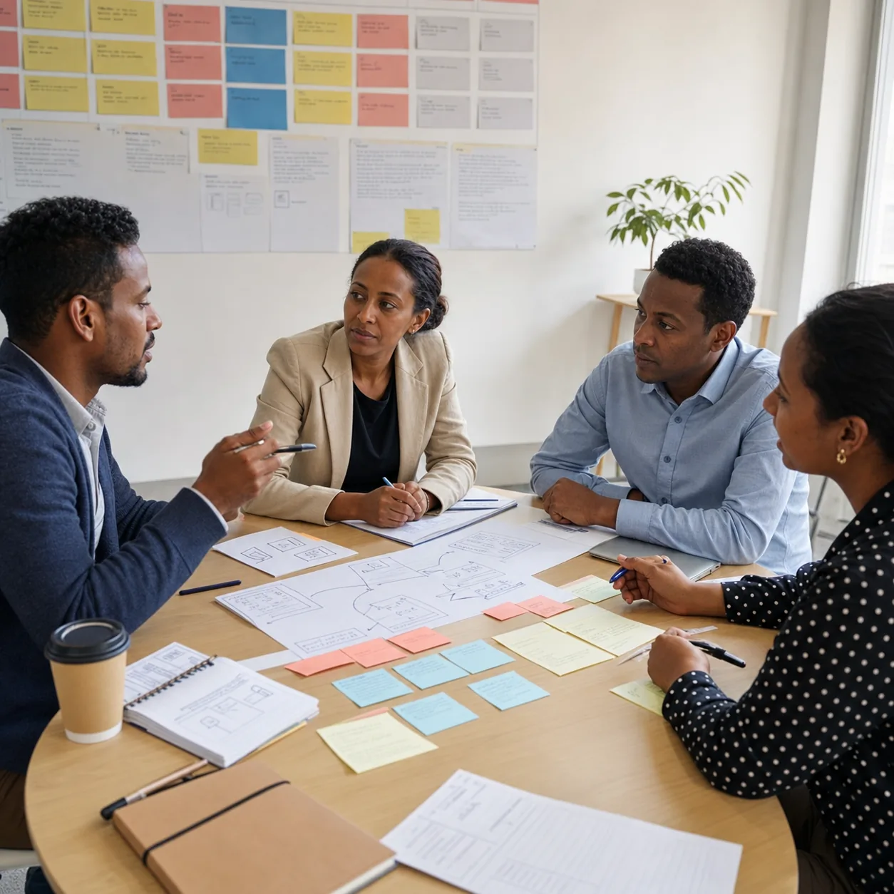 Ethiopian organization documenting software requirements and workflow acceptance criteria